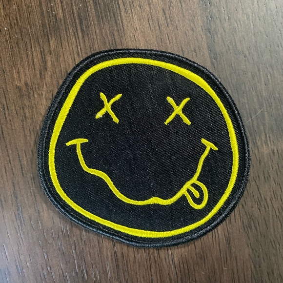 NIRVANA Accessories - ✨NEW✨Embroidered Nirvana Iron-On Patch 😵👅